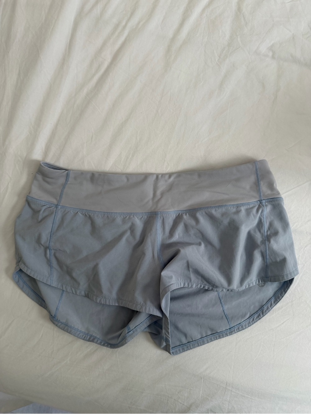 lululemon athletica Light Gray / Slate blue Women's Athletic Shorts